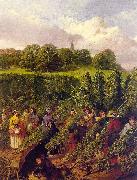 John F Herring The Hop Pickers USA oil painting reproduction